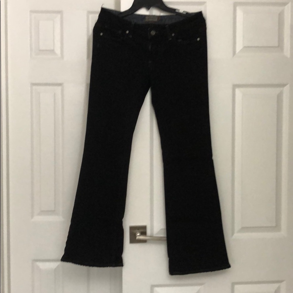 Paige Hollywood Hills black jeans size 29